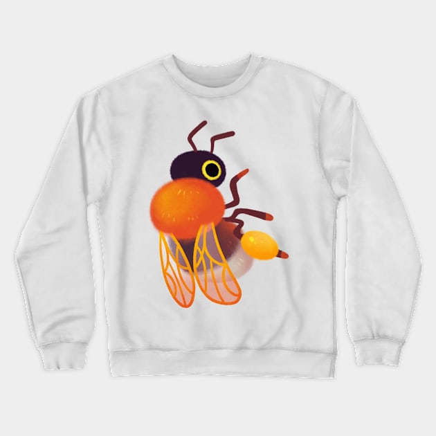 Tree bumblebee Crewneck Sweatshirt by pikaole